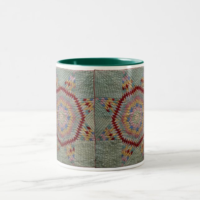 Texas Star Two-Tone Coffee Mug (Center)