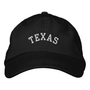 Texas State Embroidered Hat