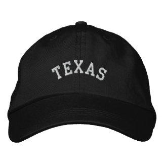 Texas State Embroidered Hat