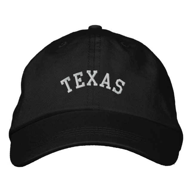 Texas State Embroidered Hat (Front)
