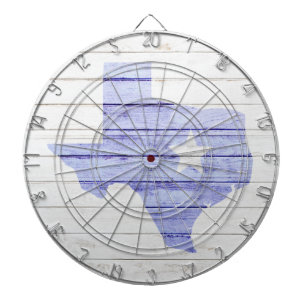 Texas State Faux Wood Dartboard