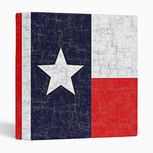 TEXAS STATE FLAG 1" Ring Binder