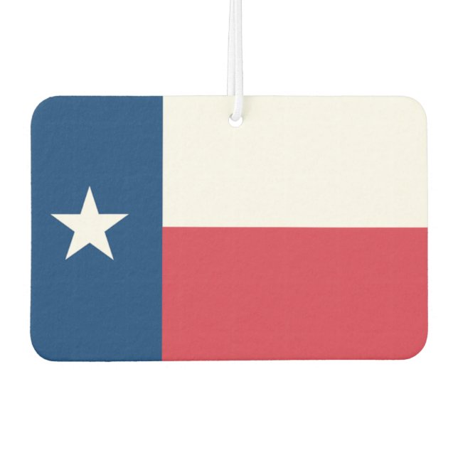Texas State Flag Air Freshener (Front)