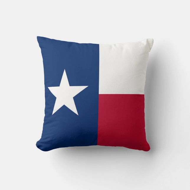 Texas State Flag American MoJo Pillow (Front)