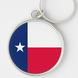 Texas State Flag Design Keychain