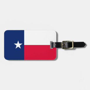 Texas State Flag Design Luggage Tag