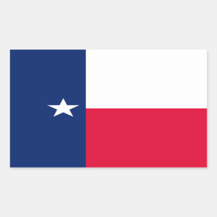 Texas State Flag Design Sticker
