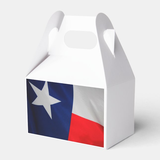 Texas State Flag Favour Box (Front Side)
