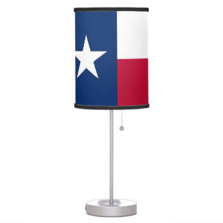 Texas state flag - high quality authentic colour table lamp