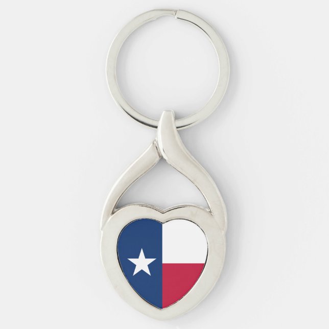 Texas State Flag Keychain (Front)