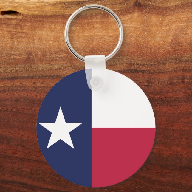 Texas State Flag Keychain (Front)