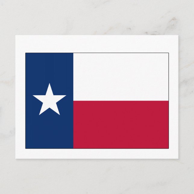Texas State Flag Postcard (Front)