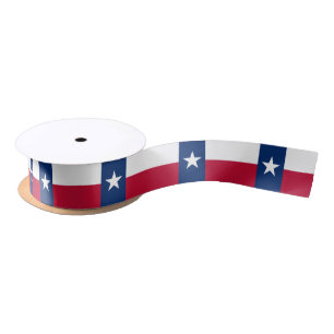 Texas State Flag Satin Ribbon