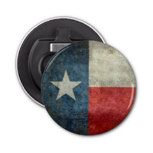 Texas state flag vintage retro Bottle Opener