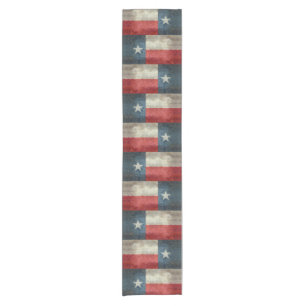 Texas state flag vintage retro Table runner 17x42"