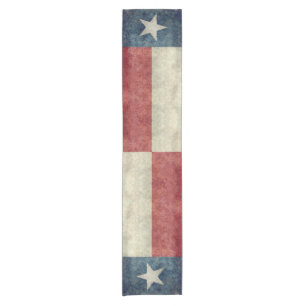 Texas state flag vintage retro Table runners