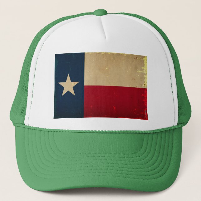 Texas State Flag VINTAGE Trucker Hat (Front)