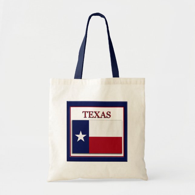Texas State Indicateur Design Budget Canvas Sac (Devant)