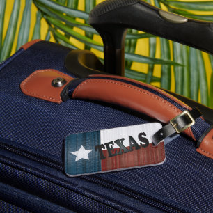 Texas State   Lone Star State Luggage Tag