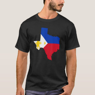 Texas State Philippines Flag Shirt Filipino Herita