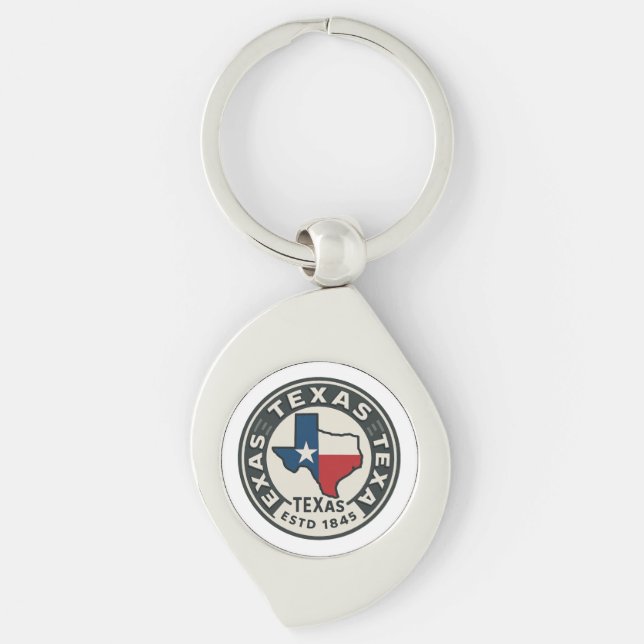  Texas state pride  Keychain (Front)