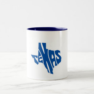 Texas State Shape Coffee Mug