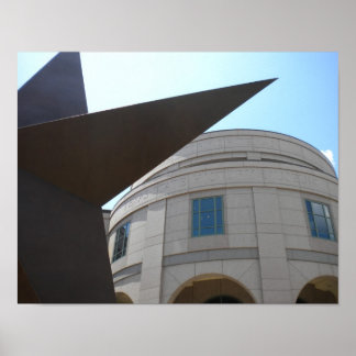 Texas State Star & Texas State Museum Poster