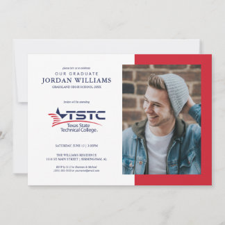 Texas State Technical College Graduation Announcement