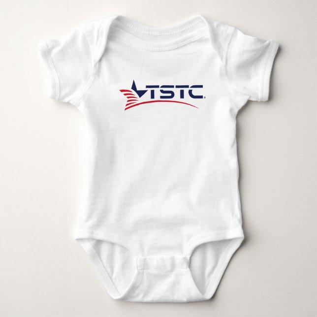 Texas State Technical College Logo Baby Bodysuit (Front)