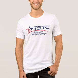 Texas State Technical College Logo Tri-Blend Shirt