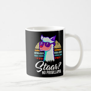 Texas State Test Day Llama Alpaca For Students Coffee Mug