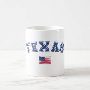 Texas State USA Flag Coffee Mug