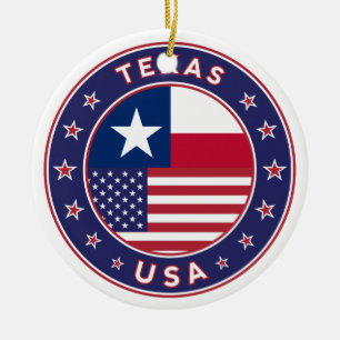 Texas sticker, phone case, tote bag ceramic ornament