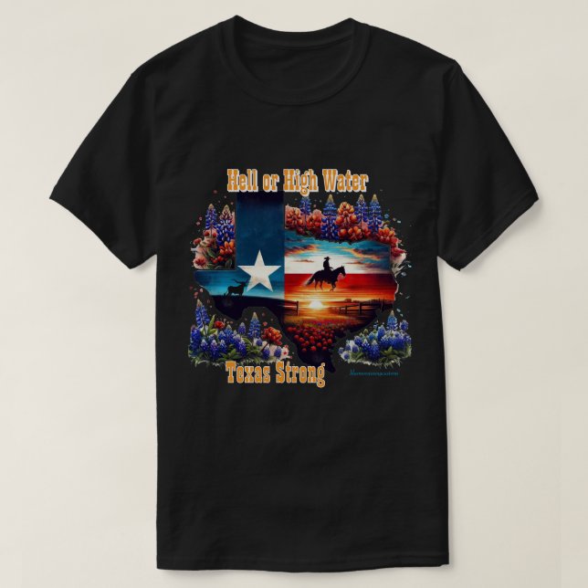 Texas Strong  T-Shirt (Design Front)