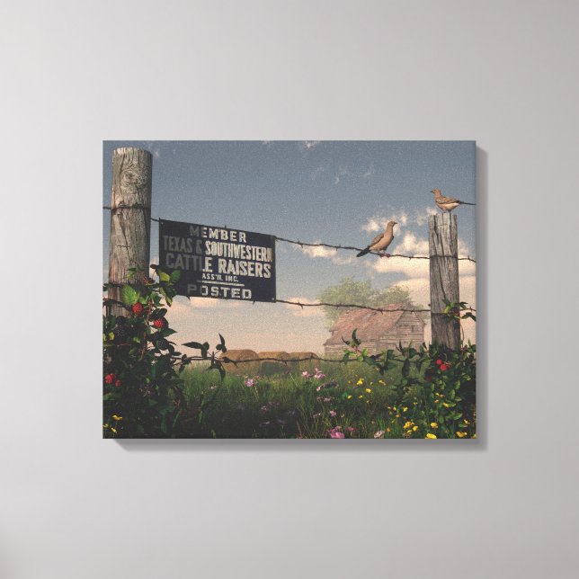 Texas Summer 2 Canvas Print (Front)