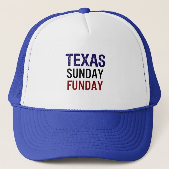 Texas Sunday Funday Hat (Front)