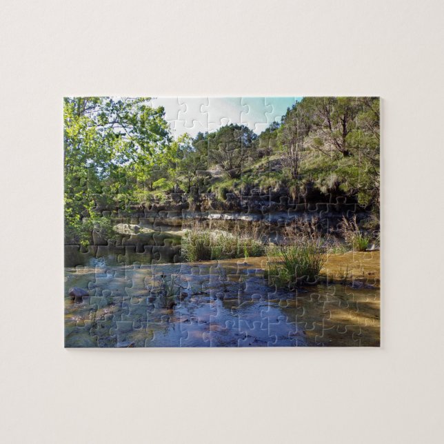 Texas Swimming Hole Jigsaw Puzzle (Horizontal)