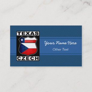 Texas Tchèque Cartes de visite personnalisés améri