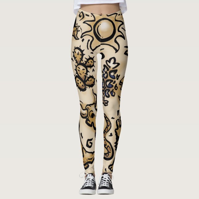 Texas Thangs Leggings (Front)