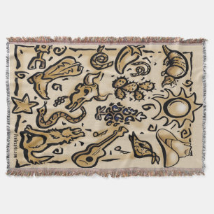 Texas Thangs Throw Blanket