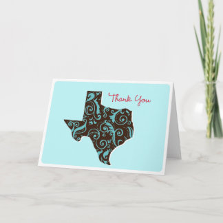 Texas Thank You Card