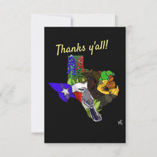 Texas Thank You Card