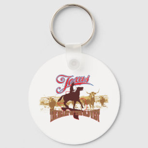 Texas - The Heart of the West Keychain