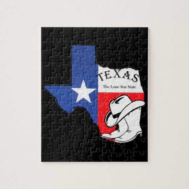 Texas, The Lone Star State Jigsaw Puzzle (Vertical)