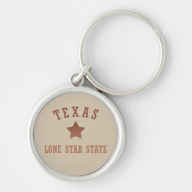 texas the lone star state keychain (Front)