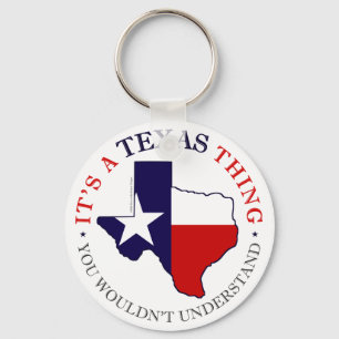 Texas Thing Keychain