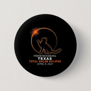 Texas Total Solar Eclipse 2024  2 Inch Round Button