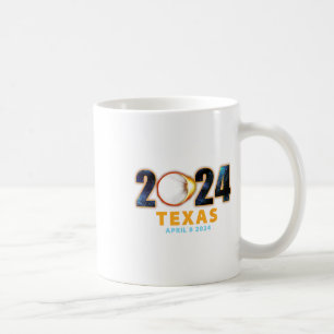 Texas Total Solar Eclipse 2024 Coffee Mug