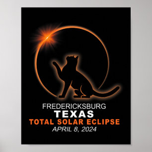 Texas Total Solar Eclipse 2024  Poster