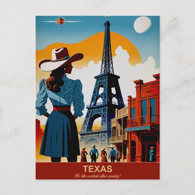 Texas Travel: It's Like A Whole Other Country Postcard (Front)